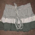 Creamy Green Skater Skirt with Tie Size M Photo 0