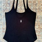 Free People Movement NWOT black active yoga spaghetti strap tank top Photo 2