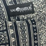 Y2K Patterned Maxi Dress Black Size 8P Photo 8