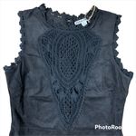 Moral Fiber NWT  Black Velvet Dress size Large Photo 1