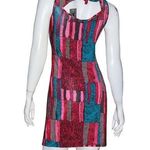 Papillon Dress NWT SZ Small Purple Pink Multicolored Sleeveless Back Cutout b40 Photo 0
