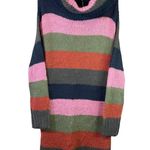 Nordstrom Solutions striped knit sweater multicolor dress women Size Large Photo 2