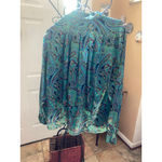 Oscar De la Renta top size 14 Blue Photo 5