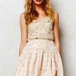 Moulinette Soeurs ANTHROPOLOGIE “Sugarplum” Metallic Brocade A-Line Skirt Size 6 Photo 0
