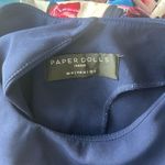 Paper Dolls  London Size 6 Blue Floral Knee Length Dress Dolman Sleeve Photo 6