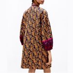 Sachin + Babi Celestine Paisley Print 3/4 Sleeve Tunic Shift Mini Dress Size XS Photo 1