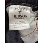 Hudson Jeans Hudson Barbara Super Skinny High Rise Dark Wash Size 27 Minimal Every Day Wear Photo 5