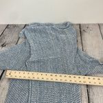 Love Stitch Blue Knit Women's Sweater open front cardigan long sleeve Medium Photo 8