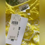 Anthropologie  Place Nationale Ruffled Linen Blouse Size Small Photo 4