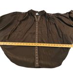 Chico's CHICO’s Brown Ring Trim Top Batwing 3/4 Sleeve Top Blouse Sz 0 Photo 5