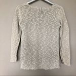 Eileen Fisher | Cream Linen Cotton Blend Knit Top Photo 2