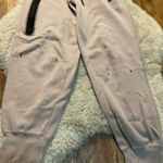 Nike Jogger Size XS Womens Fleece CW4292 Tan Cotton Blend Athleisure Cozy Photo 2