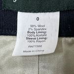 J.Crew Classic Schoolboy Blazer Wool Gold Button Navy Blue Women’s Size 0 Photo 5