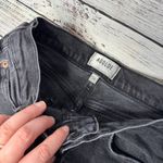 AGOLDE Nico High Rise Slim Black Busted Knee Button Fly Jeans 24 Photo 3