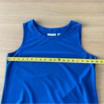 Susan Graver Bright Blue Midi Dress Sz M Sleeveless Beachy Classic USA made Photo 6