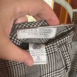 Valerie Stevens  Pure 100% Wool Black and White Houndstooth Dress Pants Size 10 Photo 1
