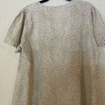 Nicole Miller  Cream Patterned Top Photo 1