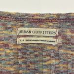 Urban Outfitters Sz L Ashton Ribbed Cropped Cardigan Boho Y2K Multi Neutral Photo 2