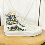 Vans ‎ Sk8 Hi Tapered Floral Sneakers White Suede Canvas Multi 3.5 Men 5 Women Photo 1