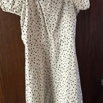 Loft Dotted Tie Back Flare Dress Size 8 Photo 3