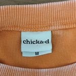 Spice Girl Loose Fit Ribbed Top Medium Orange Photo 3