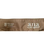 a.n.a ‎ Women's Pants Pleated Chino Long Trouser Wide Leg Hi-Rise Tan Sz. 18 NWT Photo 4