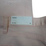 Loft  Womens 10 Mid Rise Pale Pink Skinny Jean NEW Photo 7