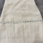 ZARA  Textured Strapless Tube Midi Dress Ivory Cream size S Photo 10