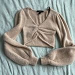 Forever 21 Fuzzy Cropped Sweater Photo 0