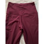 Nike Dri Fit Wide Leg Yoga Pants Women's Small Red Stretch Activewear Pants Photo 3