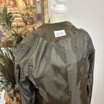 Le Suit  Women Long Sleeve Lined Lapel Notch Blazer Olive Green 12 Hidden Button Photo 9