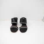 Vince Camuto NEW Kafinny Genuine Leather Whip Stitch Open Toe Block Heel Sandal Photo 1