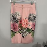 Ted Baker London Soella Palace Gardens Skirt Pale Pink w/ Flowers Floral Women's Size 0 Photo 6