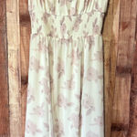 Wilfred  White And Lavender Floral Dress Size Medium‎ Photo 0