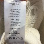 IRO Sweatshirt Cream/White Kismet Shredded Crew Neck Long Sleeve Top Sz XS GUC Photo 8