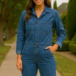 Lee Union-Alls Denim Jumpsuit Women’s M Photo 0