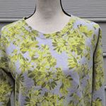  Floral Terry Sweatshirt | J. Crew 3/4 Sleeve Sweatshirt Photo 1