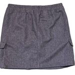 Brunello Cucinelli  Wool Mini Skirt size 6 Gray Drawstring waist Dark Academia Photo 1