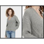 UGG 💕💕 Alva Deep V-Neck Sweater Gray Heather NWT Photo 1