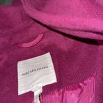 Avec Les Filles NWT Shawl Collar Twill Peacoat In Berry Large Photo 8