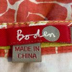 Boden Coral & White Floral Pattern/Print 100% Cotton Size 6 Knee Length Skirt. Pink Photo 3