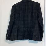 Loft Ann Taylor Size 12 petite Wool Plaid 2 Slits 2 Flap Blazer Jacket Photo 5