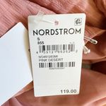 Nordstrom  Sleeveless Seersucker Maxi Dress Pink Desert Size Small Photo 4