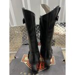 HARLEY DAVIDSON Womens 7.5 Leather TIFF Riding Boots Motorcycle Biker Western Black Photo 1