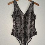 Abound  Snakeskin Bodysuit Size Large Tank Nordstrom Y2K Date Night Going Out Photo 0