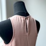 Bebe  Light Rose High Neck Long Blouse in Size XXS Photo 4