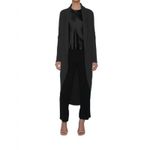 Maison De Papillon Quiet Luxury Silk Cashmere Cocoon Cardigan XS Black Minimal Photo 8