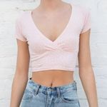 Brandy Melville  Pink Floral Top Photo 0