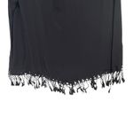 Avenue Women Top 18/20 Black Crochet Fringe Hem Boho Hippie Y2K Festival Cowgirl Photo 3