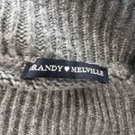 Brandy Melville  Cassia Turtleneck Sweater Wool Blend Gray Women's one size Photo 4